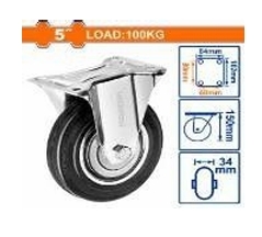 Bánh xe đẩy cao su cố định 5"