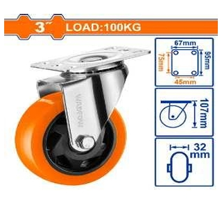 Bánh xe đẩy  xoay 3" WJL2332
