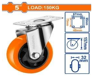 Bánh xe đẩy xoay 5" WJL2352
