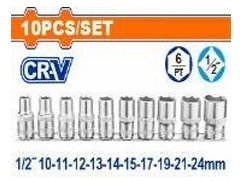 Bộ 10 đầu tuýp 1/2"