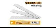Bộ 10 lưỡi dao  rọc giấy 9x80mm