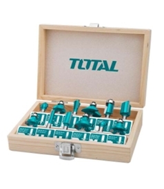 Bộ 12 mũi  phay gỗ  1/4"(6.3mm)