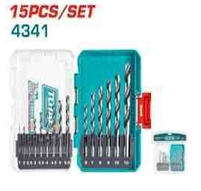 Bộ 15 mũi khoan HSS 4341