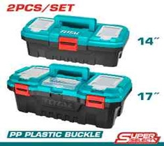 Bộ 2 hộp nhựa đựng công cụ 14 inch & 17 inch khóa nhựa TPBXK0021