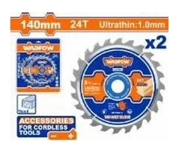 Bộ 2 lưỡi cưa TCT siêu mỏng 140mm(5-1/2")24T