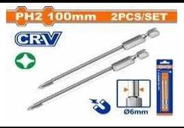 Bộ 2 mũi vít bake nối dài PH2x100mm