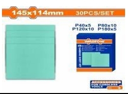 Bộ 30 giấy nhám 145X114mm