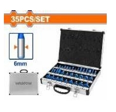 Bộ 35 mũi phay gỗ 6mm