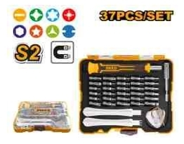 Bộ 37 món tua vít  và mũi bắt vít  chính xác