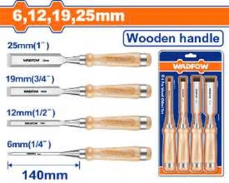 Bộ 4 đục gỗ 6,12,19,25mm WWC3214