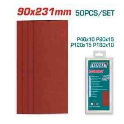 Bộ 50 giấy  chà nhám   90X231mm