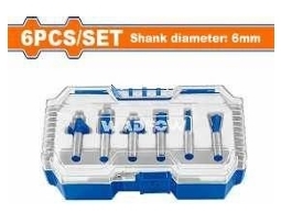 Bộ 6 mũi phay gỗ 6mm