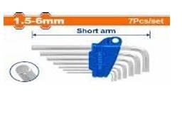 Bộ 7 chìa lục giác 1.5-6mm