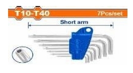 Bộ 7 chìa lục giác sao T10- T40