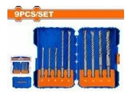 Bộ 9 mũi khoan bê tông SDS Plus