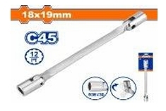 Cờ lê 2 đầu tuýp lắc léo 18x19mm