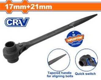 Cờ lê đuôi chuột tuýp đôi 17mm+21mm WSA7102