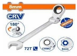 Cờ lê vòng miệng tự động lắc léo 8mm