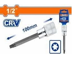 Đầu tuýp 1/2" ra đầu vít lục giác sao dài T20x100mm