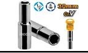 Đầu tuýp dài 6  góc 1/2 "-30mm