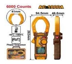 Đồng hồ kẹp kỹ thuật số AC 1000A-6000 số đếm