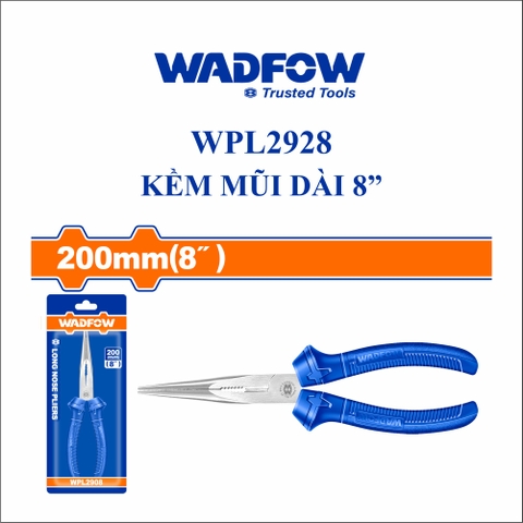Kềm mũi dài 8" wadfow WPL2928