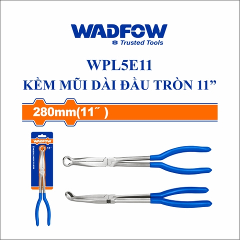 Kềm mũi dài đầu tròn 11" wadfow WPL5E11