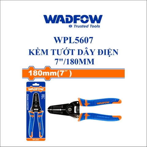 Kềm tướt dây điện 7"/180mm wadfow WPL5607