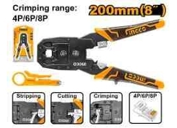 Kìm bấm cos dây  điện 200mm(8")