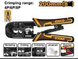 Kìm bấm cos dây  điện trợ lực  200mm(8")