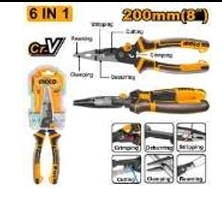 Kìm mũi dài đa  năng 6 trong 1  cao cấp  8"/200mm