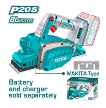 Máy bào  không chổi  than  dùng pin  20V (không  kèm pin &  sạc)