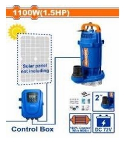 Máy bơm chìm năng lượng mặt trời (không bao gồm tấm năng lượng mặt trời) 1100W(1.5HP)