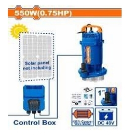 Máy bơm chìm năng lượng mặt trời (không bao gồm tấm năng lượng mặt trời) 550W(0.75HP)