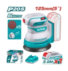 Máy chà  nhám tròn  không chổi  than dùng pin  20V