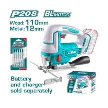 Máy cưa lọng  không chổi  than dùng pin  20V (không  kèm pin &  sạc)