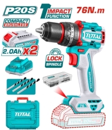 Máy khoan  búa không  chổi than  dùng pin 20V