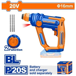 Máy khoan đục  bê tông dùng pin  20V-16mm  (không kèm pin  sạc) WLM1516