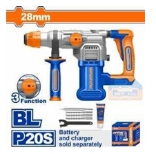 Máy khoan đục  dùng pin 20V-  28mm (không  kèm pin và sạc)