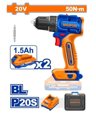 Máy khoan dùng  pin 20V (không  chổi than) WCDP552