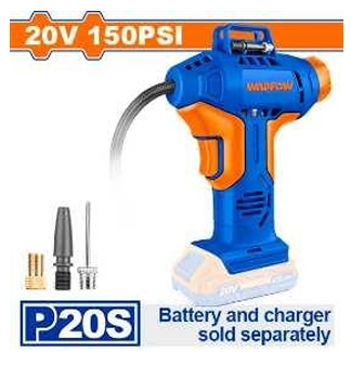 Máy kiểm tra  hơi lốp xe ô tô  dùng pin 20V  (không kèm pin  sạc) WLN2520