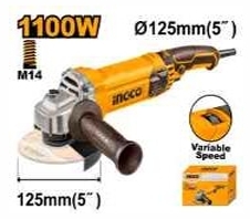 Máy mài góc   1100W-125mm  (không kèm  lưỡi)