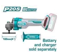 Máy mài góc  không chổi  than dùng pin  20V (không  kèm pin &  sạc)