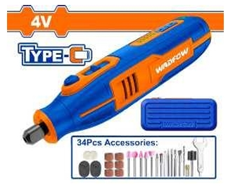 Máy mài mini  dùng pin 4V  (không kèm đầu  và dây cáp sạc) WRYP1504