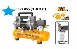 Máy nén khí  không dầu 6L 1100W(1.5HP)