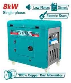 Máy phát điện  dùng dầu  diesel 8.0kW