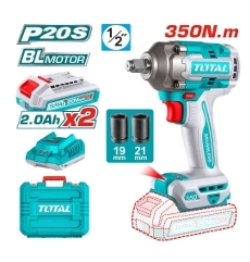 Máy siết  buloong  không chổi  than dùng pin  Lithium 20V