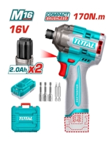 Máy siết vít  không chổi  than dùng pin  Lithium 16V