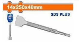 Mũi đục dẹp đuôi gài 14x250x40mm