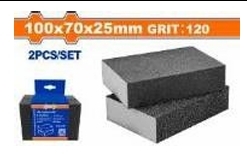 Nhám xốp 100x70x25mm 120#